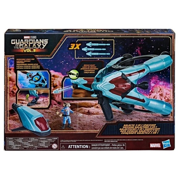 Marvel Guardians of The Galaxy Vol. 3 Galactic Spaceship Action Figure Blaster - Picture 5 of 5
